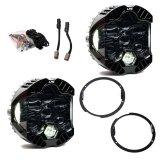 Baja Designs 07-18 Jeep Wrangler JK DOT LP6 LED Headlight Kit (For LED Headlights) - Clear/White thumbnail 1