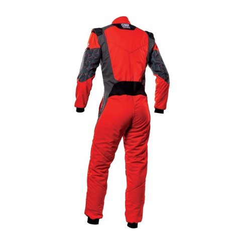 OMP Tecnica Hybrid Overall Fia 8856-2018 Red / Black Sz 62 thumbnail 1