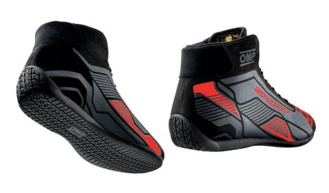 OMP Omp Sport Shoes Fia 8856-2018 Black / Red Sz 40 thumbnail 1