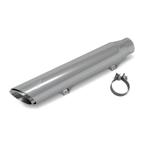 Vance & Hines 2025+ HD Softail Twin Slash 4in Round Chrome Slip-On Exhaust thumbnail 3