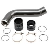 Wehrli 20-25 Chevrolet 6.6L L5P Duramax Passenger Side 3.5in Intercooler Pipe - Flat Black thumbnail 1