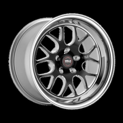 Weld S77 20x12 / 5x115mm BP / 6.75in. BS Black Wheel (3.18 ID High Pad)