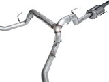 AWE Tuning 2021+ Ford F150 Tremor w/ Bumper Cutouts 0FG Non-Resonated Cat-Back w/ Chrome Silver Tips thumbnail 3