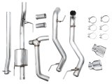 AWE Tuning 2021+ Ford F150 Tremor w/ Bumper Cutouts 0FG Non-Resonated Cat-Back w/ Chrome Silver Tips thumbnail 6