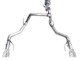 AWE Tuning 2021+ Ford F150 Tremor w/ Bumper Cutouts 0FG Resonated Cat-Back w/ Chrome Silver Tips thumbnail 3