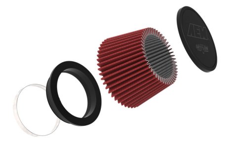 AEM Air Filter 5in Flange 6-1/2inb 5-1/8int 4inh thumbnail 3