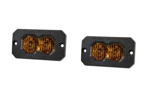 Diode Dynamics C2 2.0 Sport Yellow Combo/Driving Flush ABL (Pair)
