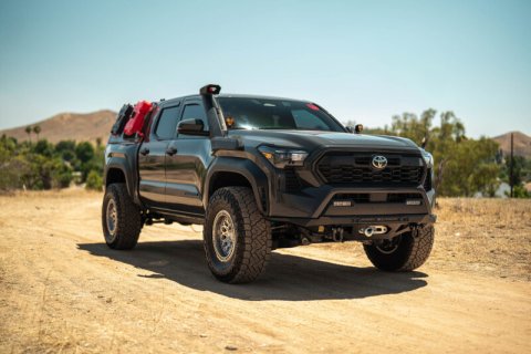 DV8 Offroad 24-25 Toyota Tacoma Spec Series Front Winch Bumper - Micro-Texture Black thumbnail 2