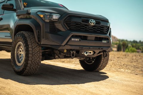 DV8 Offroad 24-25 Toyota Tacoma Spec Series Front Winch Bumper - Micro-Texture Black thumbnail 3