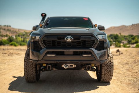 DV8 Offroad 24-25 Toyota Tacoma Spec Series Front Winch Bumper - Micro-Texture Black thumbnail 7