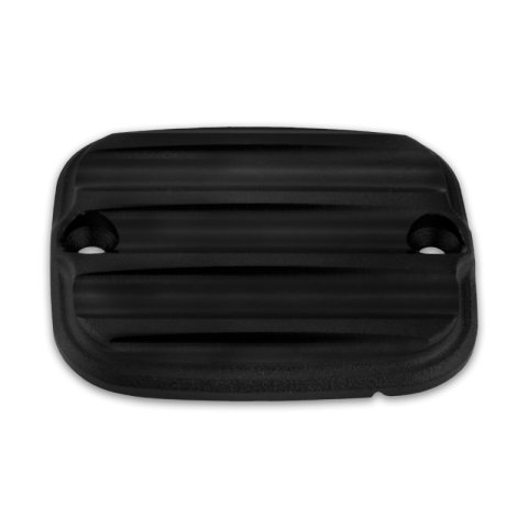 Burly Brand 05-07 Touring, 06-17 Dyna/Softail Reaper Front Master Cylinder Cap - Textured Black