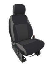 PRP 2021+ Ford 150/ 2023+ SuperDuty Front Seat Covers (Pair) - Gray thumbnail 1