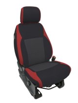PRP 2021+ Ford 150/ 2023+ SuperDuty Front Seat Covers (Pair) - Red thumbnail 1