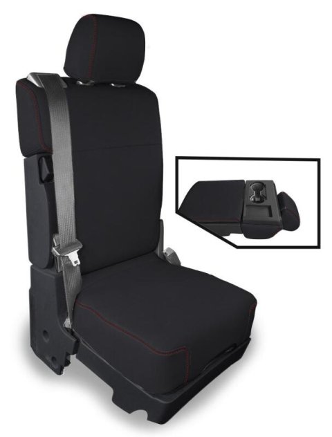 PRP 2015+ Ford F150 / 2017+ Super Duty Center Jump Seat Cover w/ Std. Console - Red