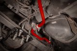 UMI Performance 15-24 Ford F-150 1in Solid Rear Sway Bar - Red thumbnail 3