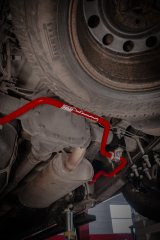UMI Performance 15-24 Ford F-150 1in Solid Rear Sway Bar - Red thumbnail 8