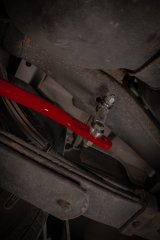 UMI Performance 15-24 Ford F-150 1in Solid Rear Sway Bar - Red thumbnail 9
