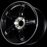 Advan TC4 SE 18x9.5 +45 5x120 Racing Gloss Black and Diamond Cut Wheel thumbnail 1