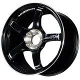 Advan TC4 SE 18x9.5 +45 5x120 Racing Gloss Black and Diamond Cut Wheel thumbnail 2