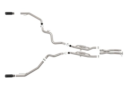 aFe Vulcan Series 3in 304SS Cat-Back Exhaust 24-25 Ford Ranger Raptor V6-3.0L (tt) w/ Black Tips thumbnail 3