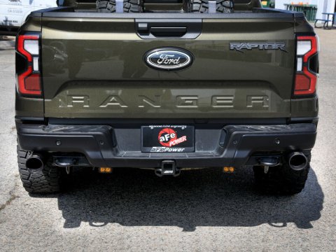 aFe Vulcan Series 3in 304SS Cat-Back Exhaust 24-25 Ford Ranger Raptor V6-3.0L (tt) w/ Black Tips thumbnail 5