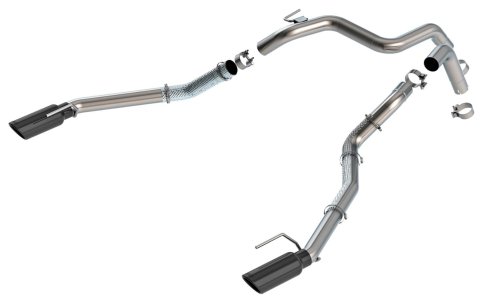 Borla 24-25 Ford Ranger Raptor 2.75in Tailpipe Kit 4in Tip - Ceramic Black thumbnail 1