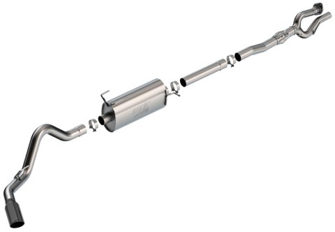 Borla 17-22 Ford F-250/F-350 SD 6.2L V8 2+4WD (Non-Dually) 2.75in ATAK Catback Exhaust - Blk Chrome