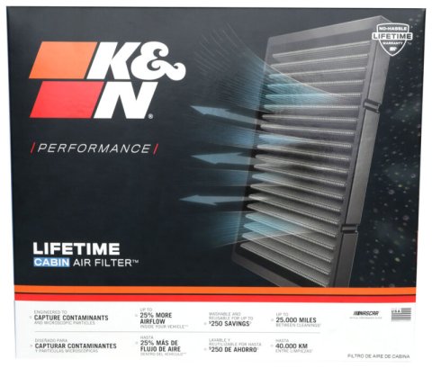 K&N Cabin Air Filter 2007 Dodge Grand Caravan thumbnail 3