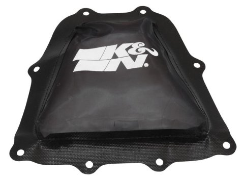 K&N Drycharger Wrap Black 7.313in L 7.25in W 1.313in H thumbnail 1