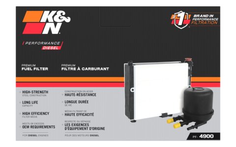 K&N Fuel Filter Diesel Truck 17-25 Ford 6.7 thumbnail 5