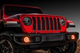 Oracle Jeep Wrangler JL/Gladiator JT LED Surface Mount Fog Light Halo Kit - Amber thumbnail 4