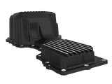 AFE Power Oil Pans 46-71370B aFe POWER Pro Series Engine Pan Black w/ Machined Fins GM Diesel Trucks 20-25 V8-6.6L (td) L5P thumbnail 2
