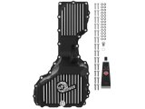 AFE Power Oil Pans 46-71370B aFe POWER Pro Series Engine Pan Black w/ Machined Fins GM Diesel Trucks 20-25 V8-6.6L (td) L5P thumbnail 8