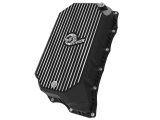 AFE Power Automatic Transmission Pans 46-71380B aFe POWER Pro Series Pan Black w/ Machined Fins GM Diesel Trucks 20-25 V8-6.6L (td) L5P thumbnail 1