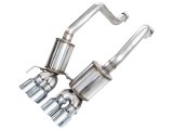 AWE Tuning Exhaust Systems 3015-42606 Touring Edition Axleback for C6 Chevrolet Corvette Z06/ZR1 - Chrome Silver Tips thumbnail 2