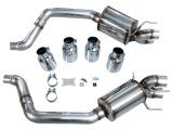 AWE Tuning Exhaust Systems 3015-42662 Touring Edition Axleback for C6 Chevrolet Corvette 6.2L (2009-2013) - Chrome Silver Tips thumbnail 7