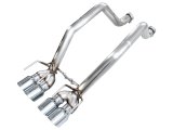 AWE Tuning Exhaust Systems 3020-42606 Track Edition Axleback for C6 Chevrolet Corvette Z06/ZR1 - Chrome Silver Tips thumbnail 1