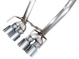 AWE Tuning Exhaust Systems 3020-42606 Track Edition Axleback for C6 Chevrolet Corvette Z06/ZR1 - Chrome Silver Tips thumbnail 7