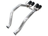 AWE Tuning Exhaust Systems 3020-43606 Track Edition Axleback for C6 Chevrolet Corvette Z06/ZR1 - Diamond Black Tips thumbnail 7