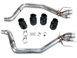 AWE Tuning Exhaust Systems 3020-43660 Track Edition Axleback for C6 Chevrolet Corvette 6.0L (2005-2007) and 6.2L (2008) - Diamond Black Tips thumbnail 7