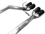 AWE Tuning Exhaust Systems 3020-43660 Track Edition Axleback for C6 Chevrolet Corvette 6.0L (2005-2007) and 6.2L (2008) - Diamond Black Tips thumbnail 8