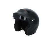 RaceQuip OF25 Open Face Helmets 257002RQP Helmet, OF25, Face, Gloss Black, Snell SA2025, EPS Liner, No Graphic, Small, Each thumbnail 1