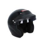 RaceQuip OF25 Open Face Helmets 257006RQP Helmet, OF25, Face, Gloss Black, Snell SA2025, EPS Liner, No Graphic, X-Large, Each thumbnail 6