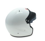 RaceQuip OF25 Open Face Helmets 257115RQP Helmet, OF25, Face, Gloss White, Snell SA2025, EPS Liner, No Graphic, Large, Each thumbnail 9