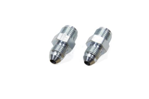 Fitting - Adapter - Straight - 4 AN Male to 1/2-20 in Inverted Flare Male - Steel - Zinc Oxide - Hardline - Pair thumbnail 2