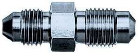 Fitting - Adapter - Straight - 3 AN Male to 10 mm x 1.00 Male - Steel - Zinc Oxide - Pair