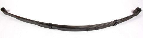 Leaf Spring - Multi-Leaf - 6.625 in Arch - 152 lb/in Spring Rate - 2600-3000 lb Car Weight - Steel - Natural - Chrysler Style - Each