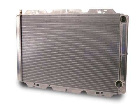 Radiator - 31 in W x 19 in H x 3 in D - Passenger Side Inlet - Passenger Side Outlet - Aluminum - Natural - Each