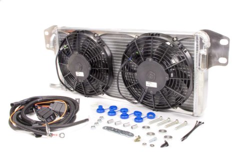 Heat Exchanger - Intercooler - Fan Included - Aluminum - Natural - GM LS-Series - Chevy Camaro 2013-15 - Each