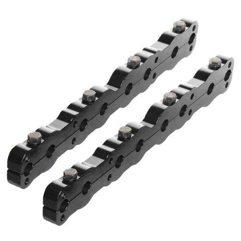 Rocker Arm Stud Girdle - Aluminum - Black Anodized - Small Block Ford - Pair thumbnail 2